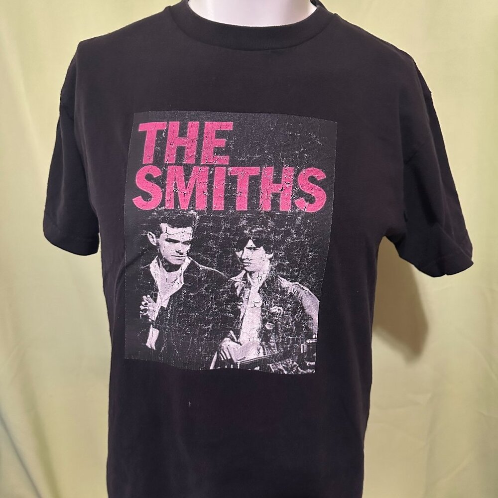 The Smiths Men's Black T Shirt Size Medium Alstyle Morrissey Johnny Marr